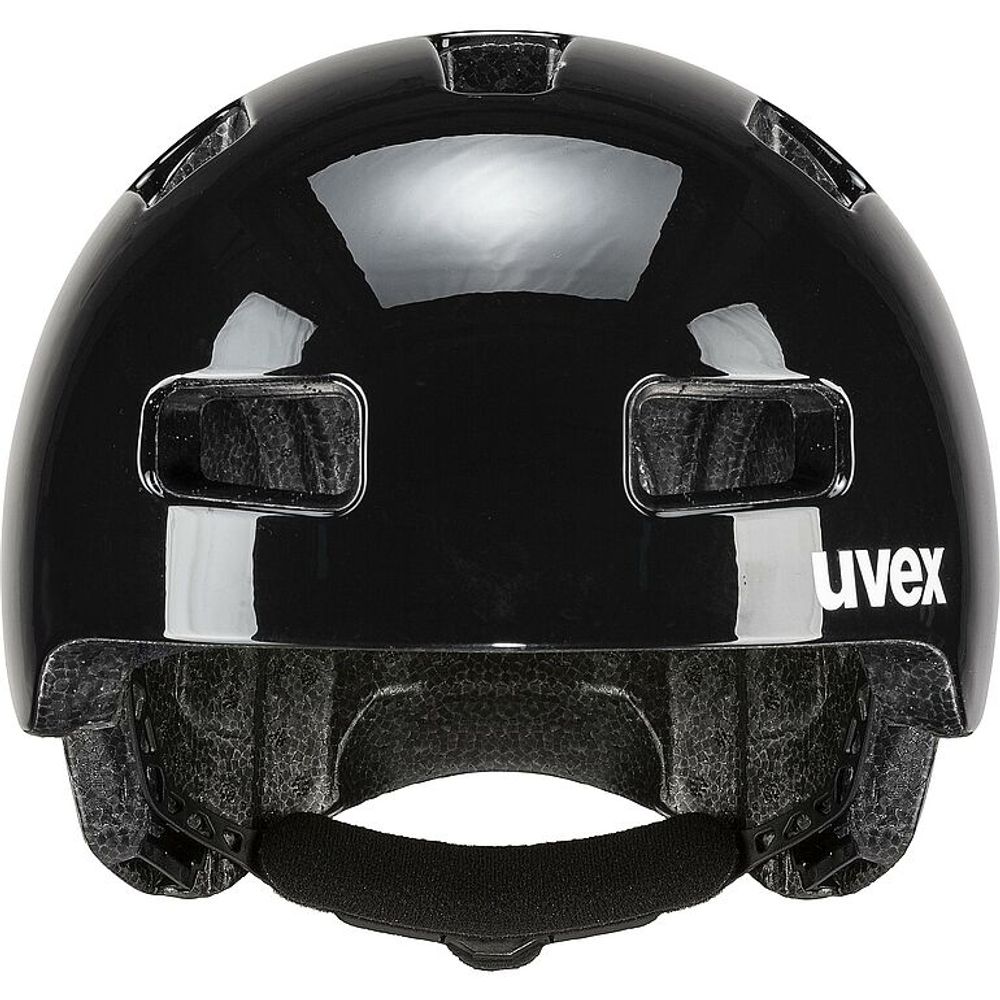 uvex hlmt 4 Kinderhelm, black, Frontansicht