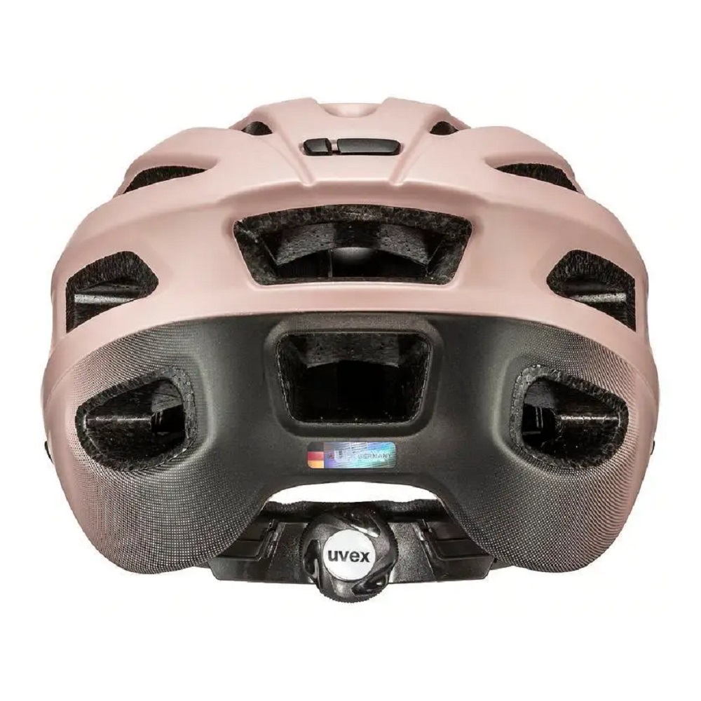 uvex true cc Fahrradhelm, dust rose-black mat, Rückansicht