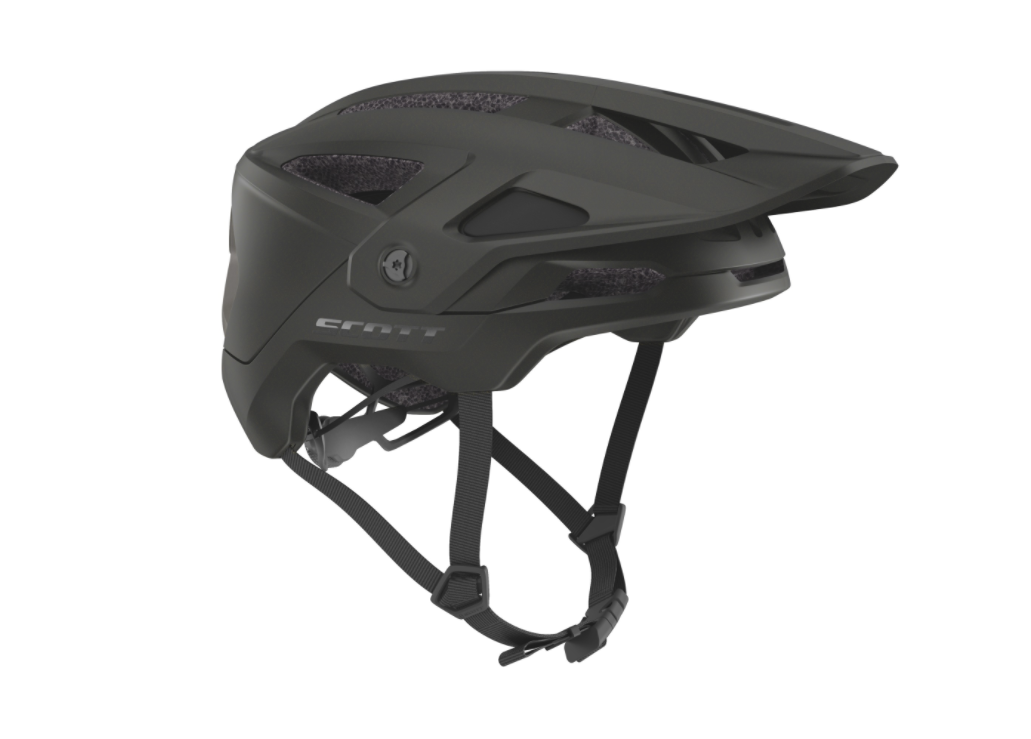 SCOTT Stego Plus (CE) Fahrradhelm, granite black, Seitenansicht