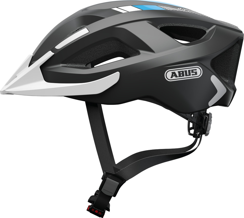 Abus ADURO 2.0 Fahrradhelm/ race grey/ Seitenansicht