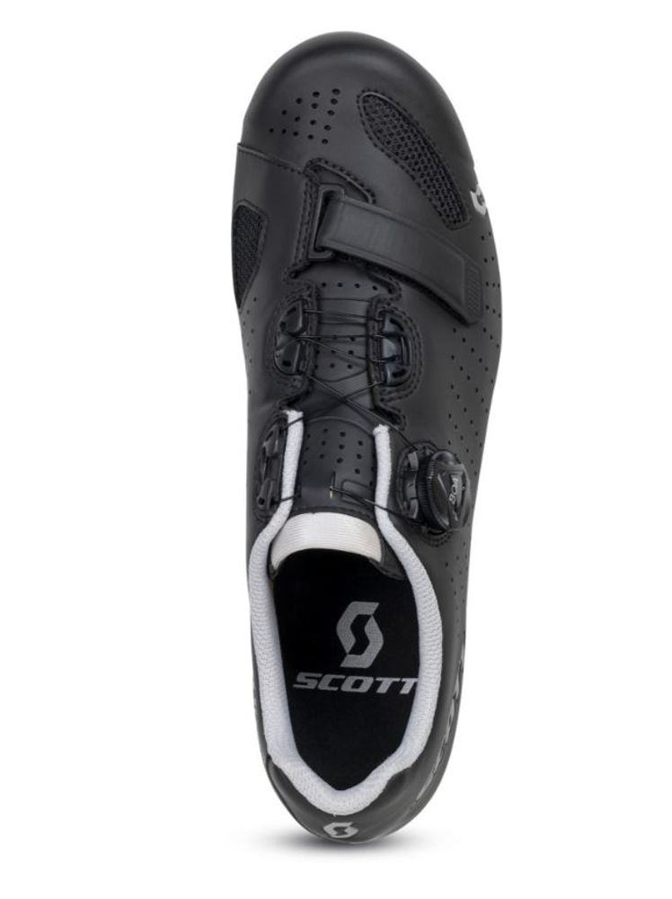 Scott Road Comp Boa Schuh, black/silver, Draufsicht