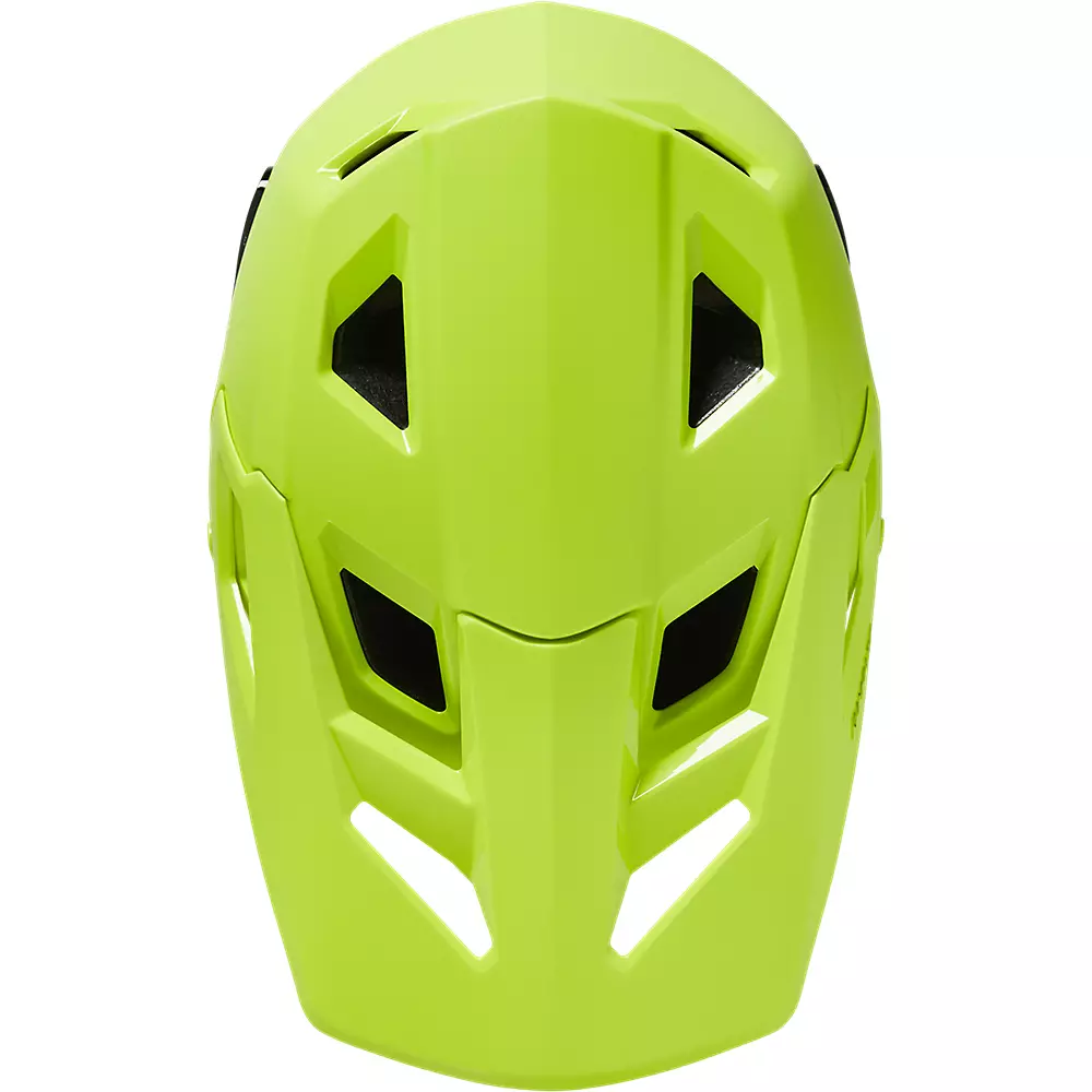 Fox Youth Rampage Helmet 2022 - flo yellow