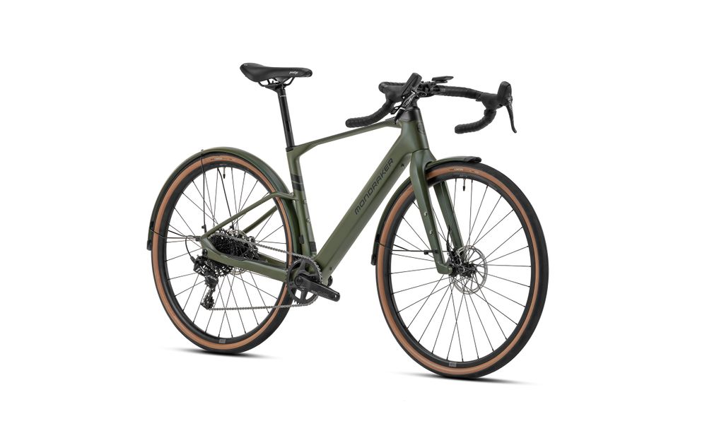 Mondraker Dusty SX R Urban Cross E-Bike 2023 - Army Green/Carbon/Black