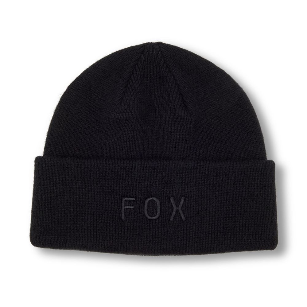 Fox Wordmark Beanie, black