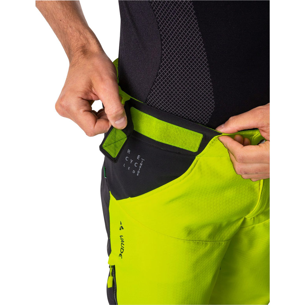 VAUDE Men's Qimsa Softshell Pants II - Neon Yellow