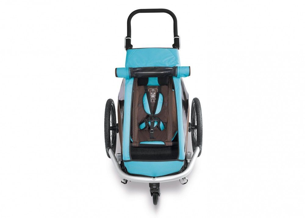 Croozer Kid Plus for 1 Kinderanhänger 2017 blau, Front