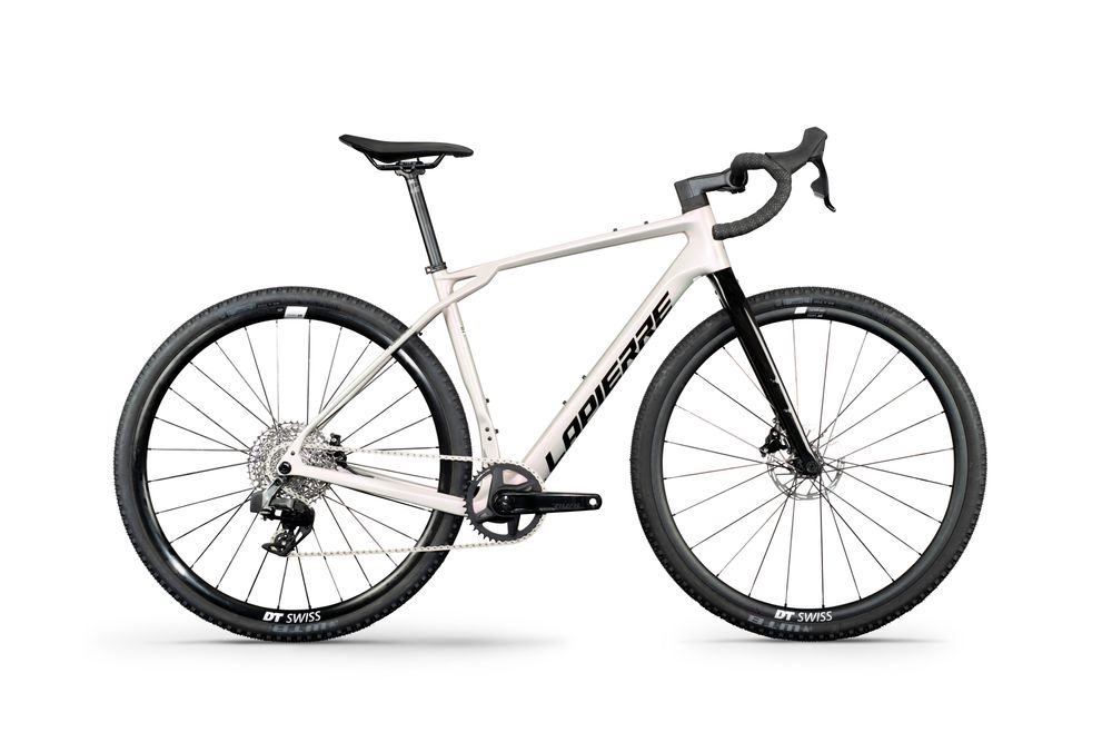 Lapierre Crosshill CF 6.0 AXS 2025, septembre beige - satin, Seitenansicht