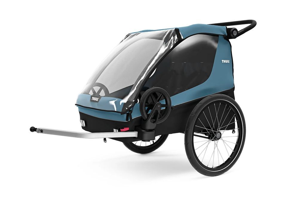 Thule Courier Multifunktions 3in1 Kinderanhänger inkl. Dog Trailer Kit , Seitenansicht