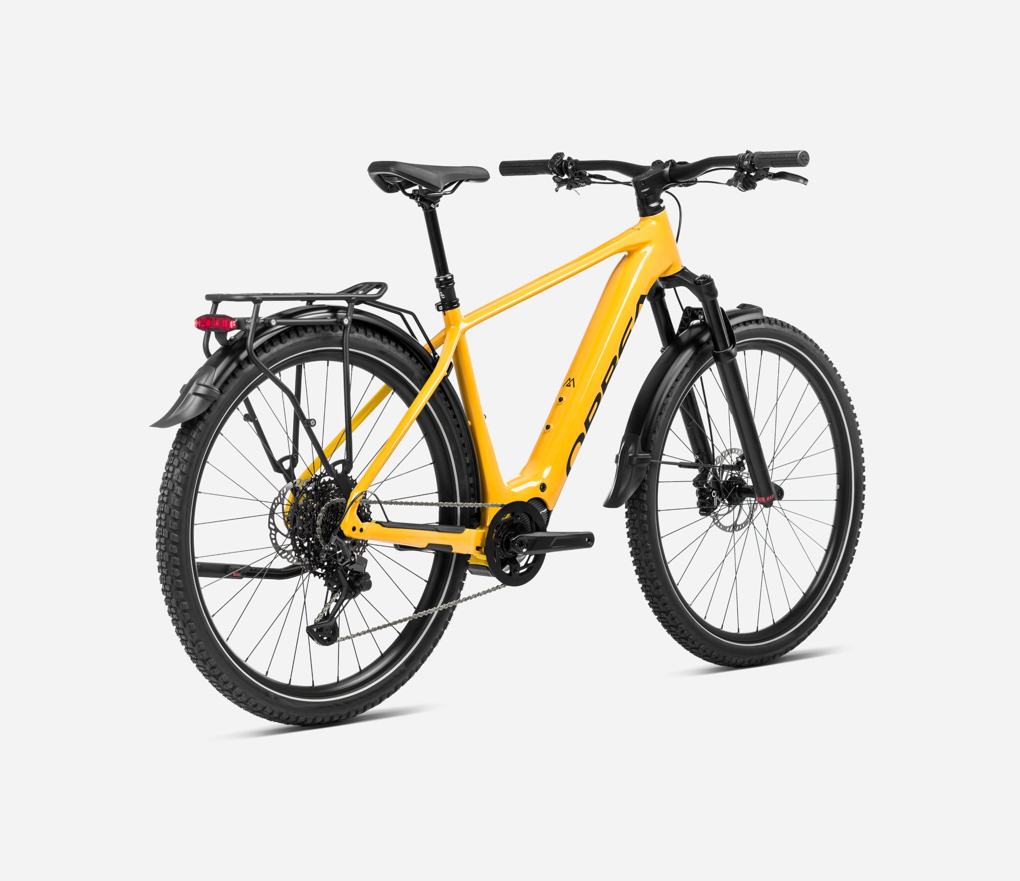Orbea Kemen SUV 30 2024, Mango (Gloss) - Black (Matt), Rückansicht