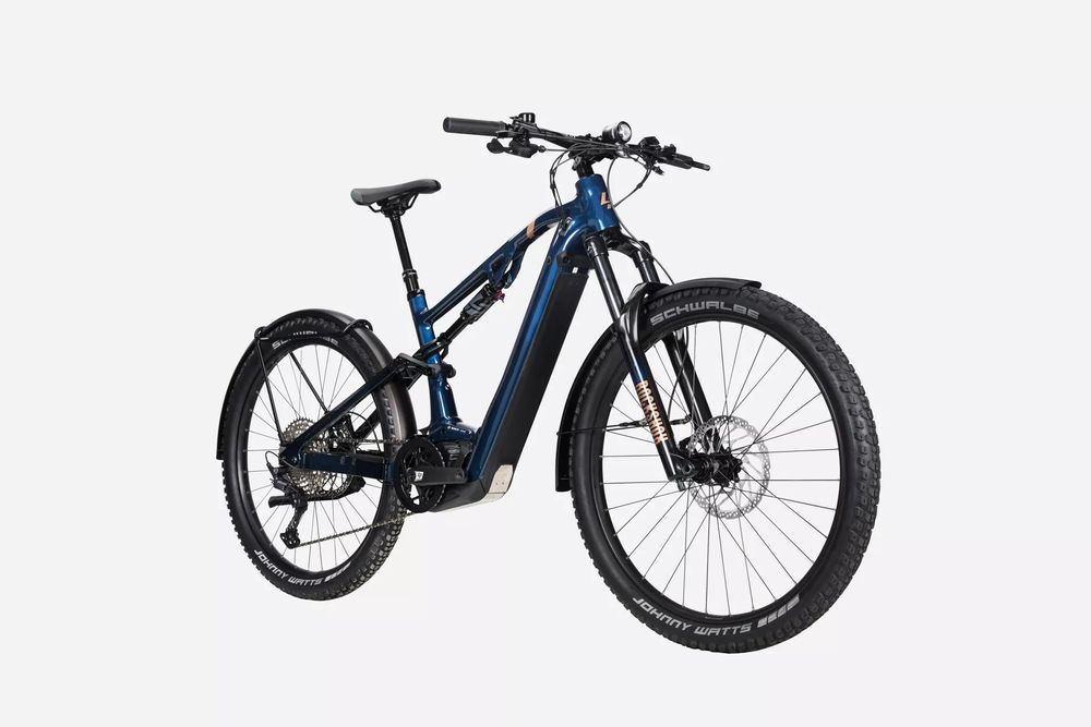 Lapierre E-Explorer FS 9.7 2024, Blue, Seitenansicht vorne