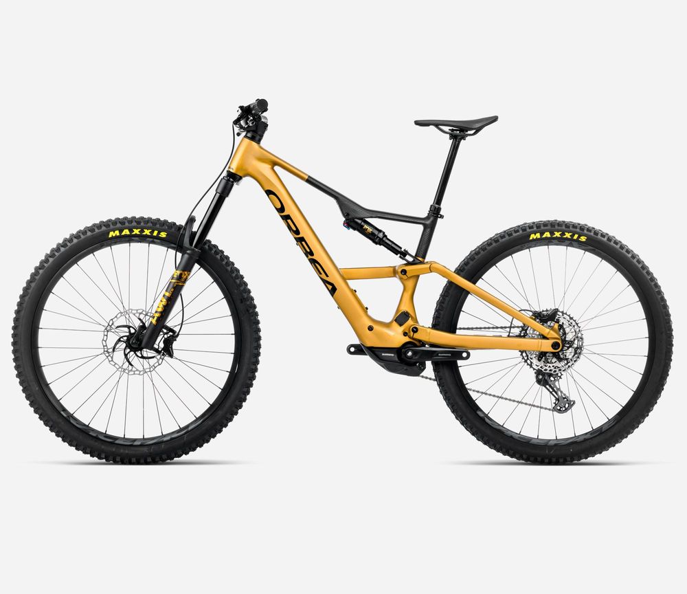 Orbea Rise LT H20 2025, Bumblebee Yellow-Black (Matt), Seitenansicht