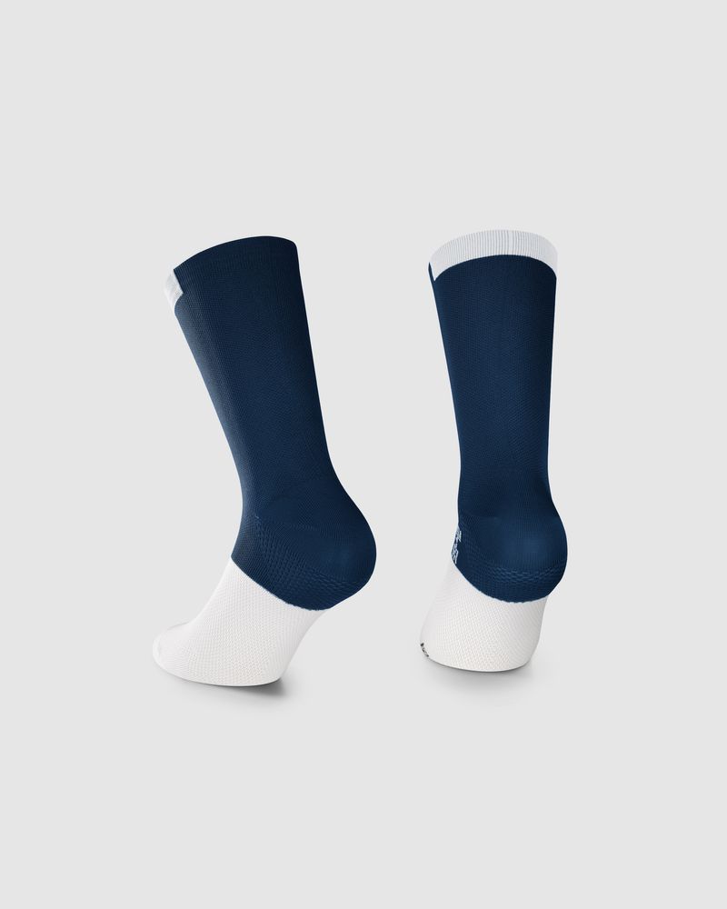 Assos GT Socks C2, stone blue, Rückansicht