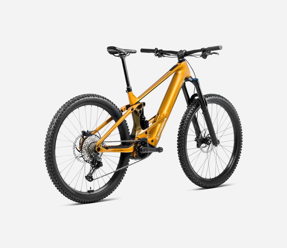 Orbea Wild H20 2025, Bumblee Yellow-Metallic Olive Green (Gloss), Rückansicht