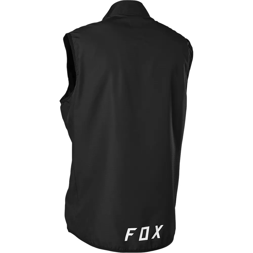 Fox Racing Wind Vest, Windweste Herren, black, Rückansicht