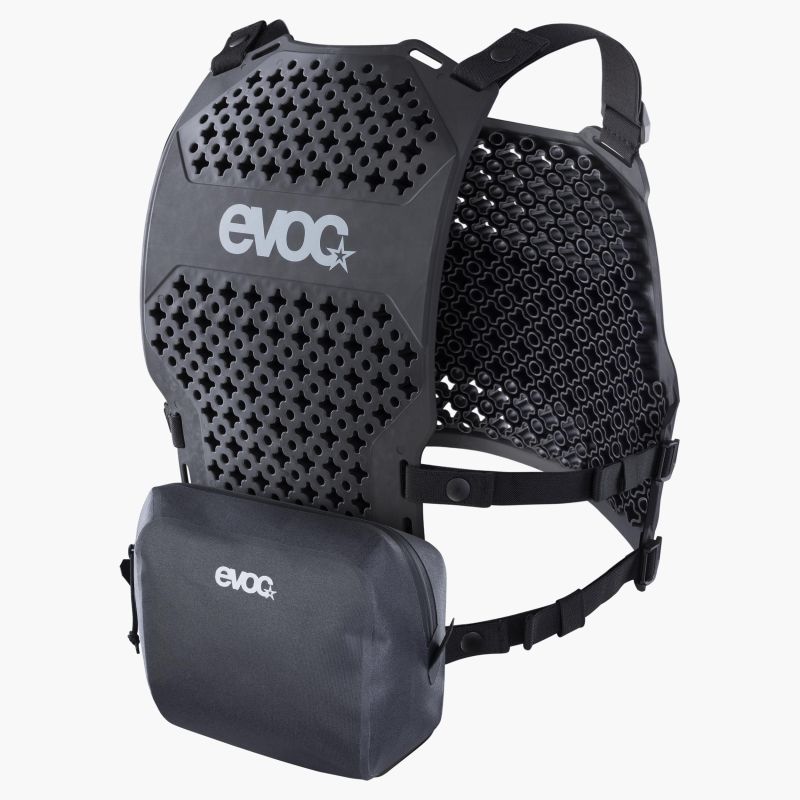 Evoc Torso Protector - Black - Seitenansicht mit WP Pack