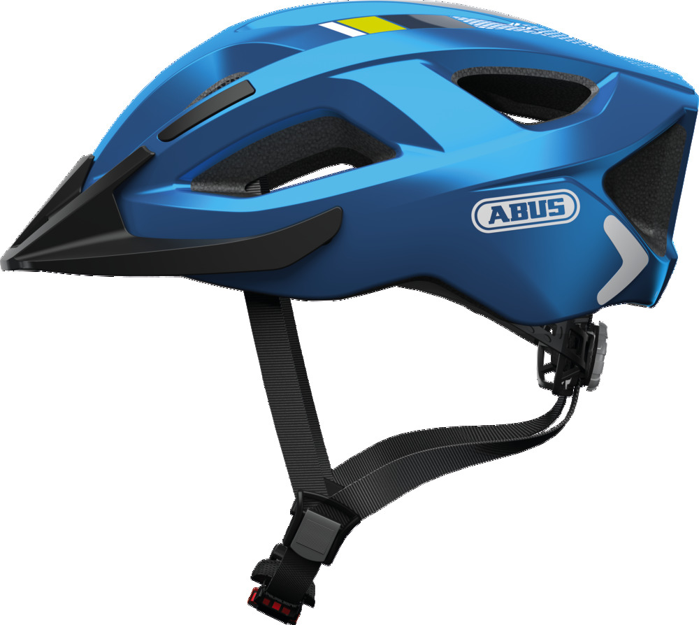 Abus ADURO 2.0 Fahrradhelm/ steel blue/ Seitenansicht