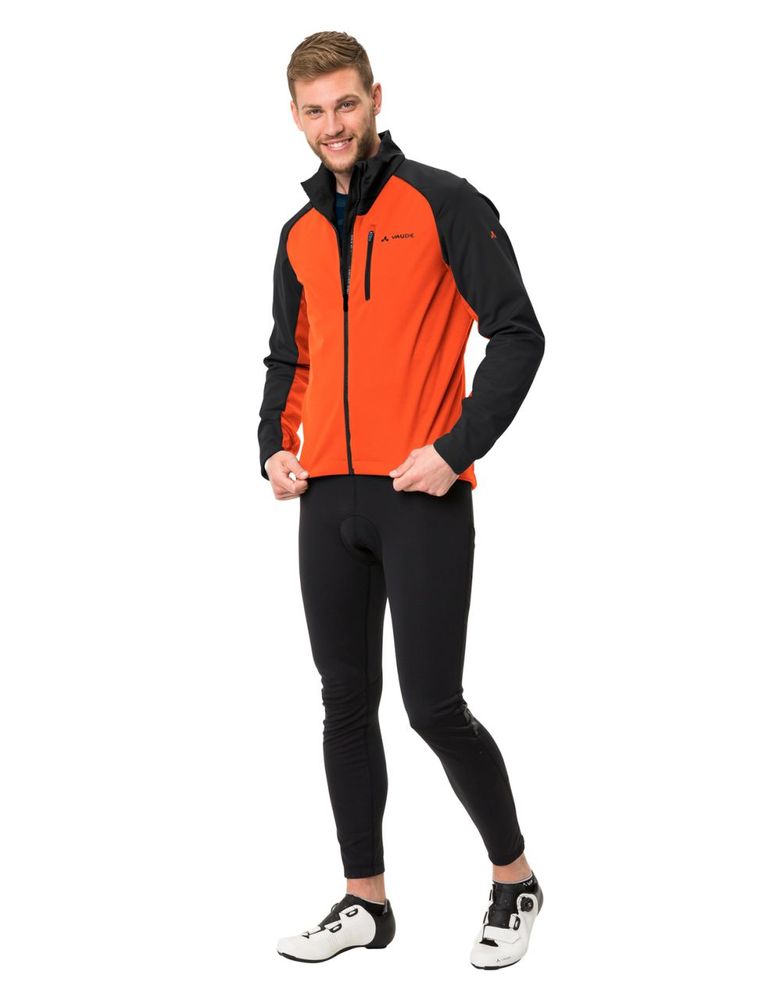 Vaude Men's Posta Softshell Jacket VI in neon orange Vorderseite