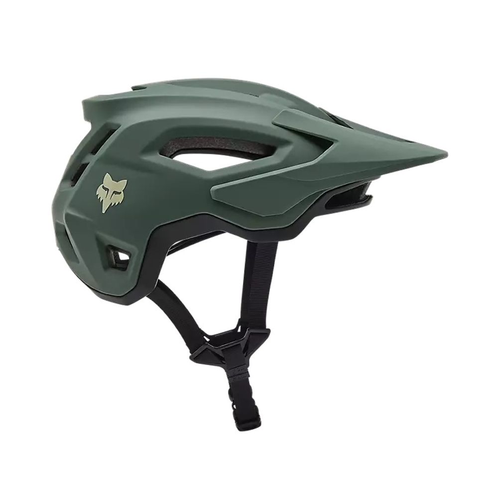 FOX Speedframe CE Helm - Jägergrün - Seitenansicht