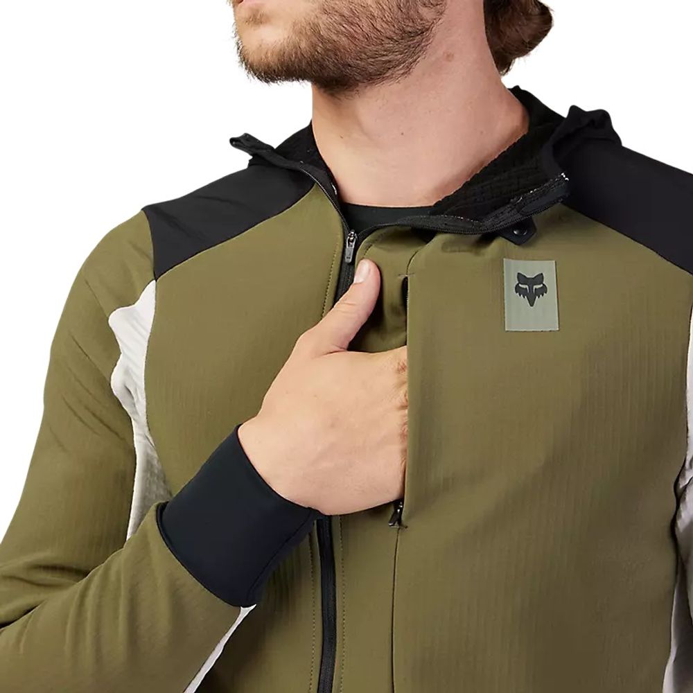 FOX Defend Thermal Hoodie - olive green