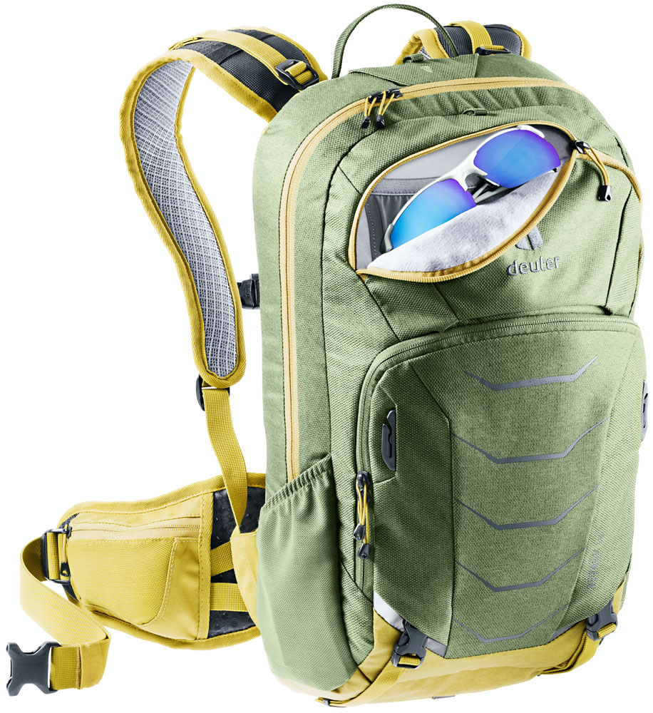 deuter Attack 16 Protektor-Rucksack khaki turmeric grün gelb