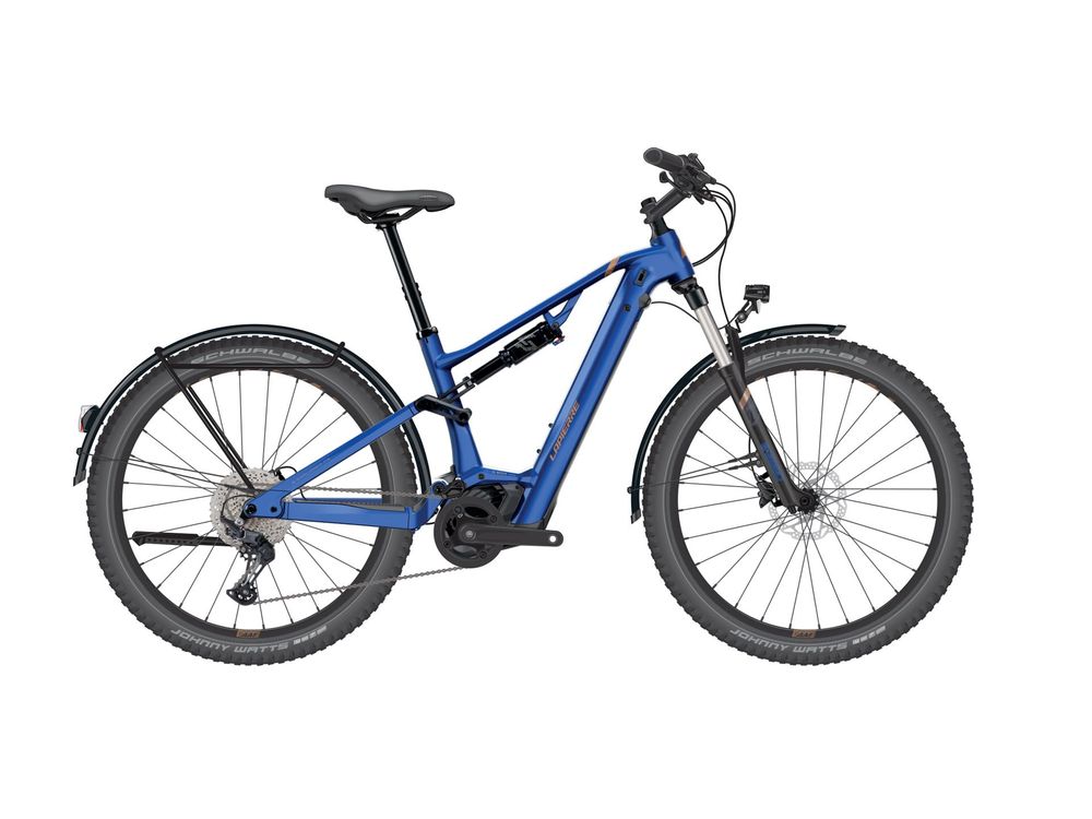 Lapierre E-Explorer FS 9.7 2024, Blue, Seitenansicht