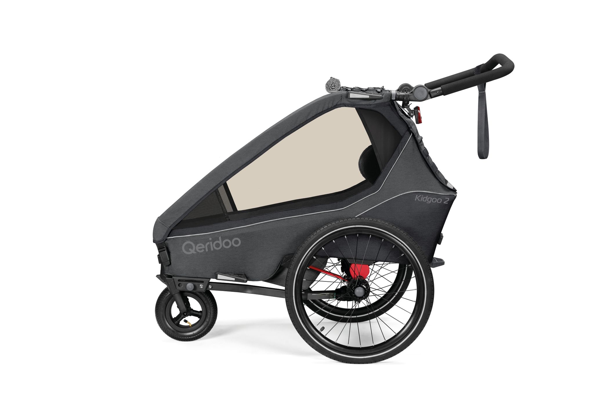 Qeridoo Kidgoo 2 2023, steel grey, Seitenansicht