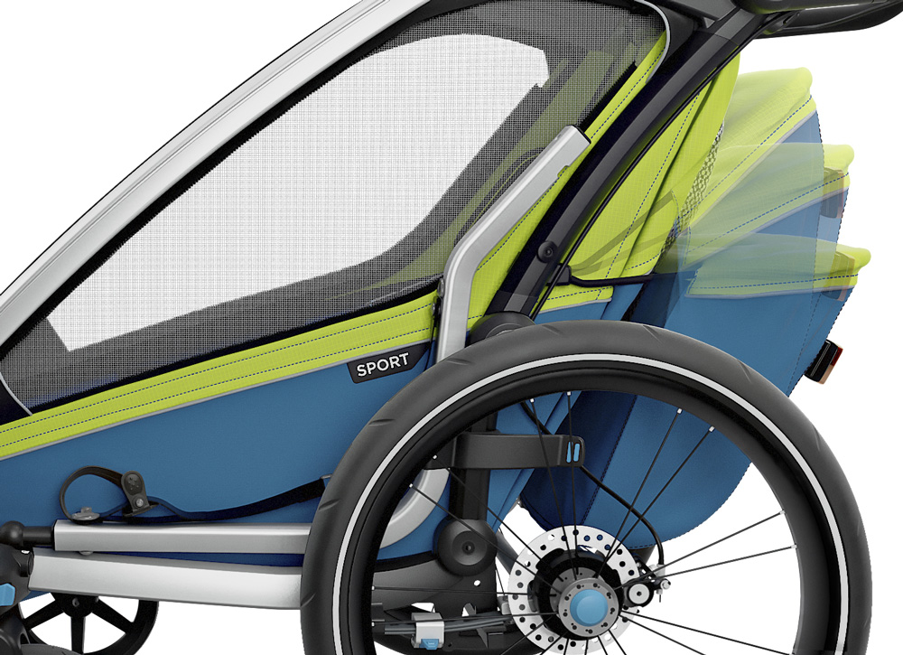 Thule Chariot Sport 1 Kinderanhänger 2019 Seite chartreuse