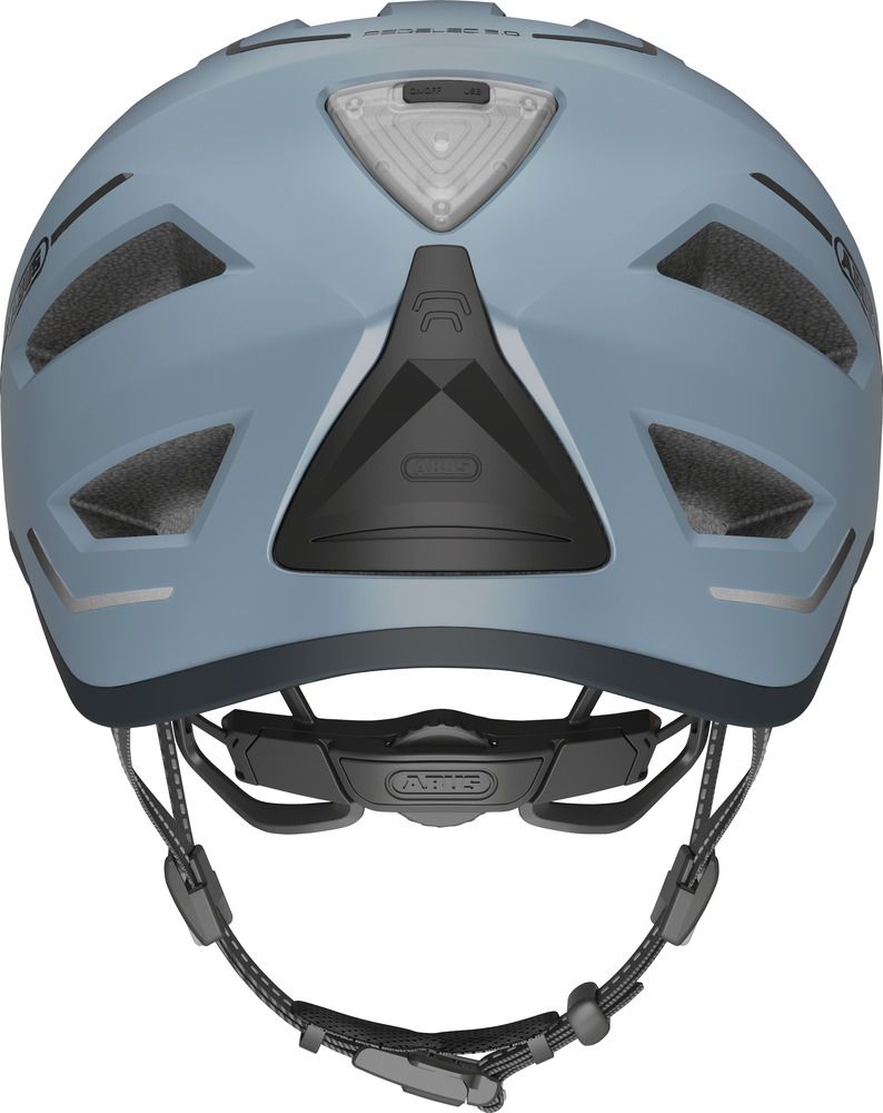 Abus PEDELEC 2.0 Fahrradhelm/ glacier blue/ Rückansicht