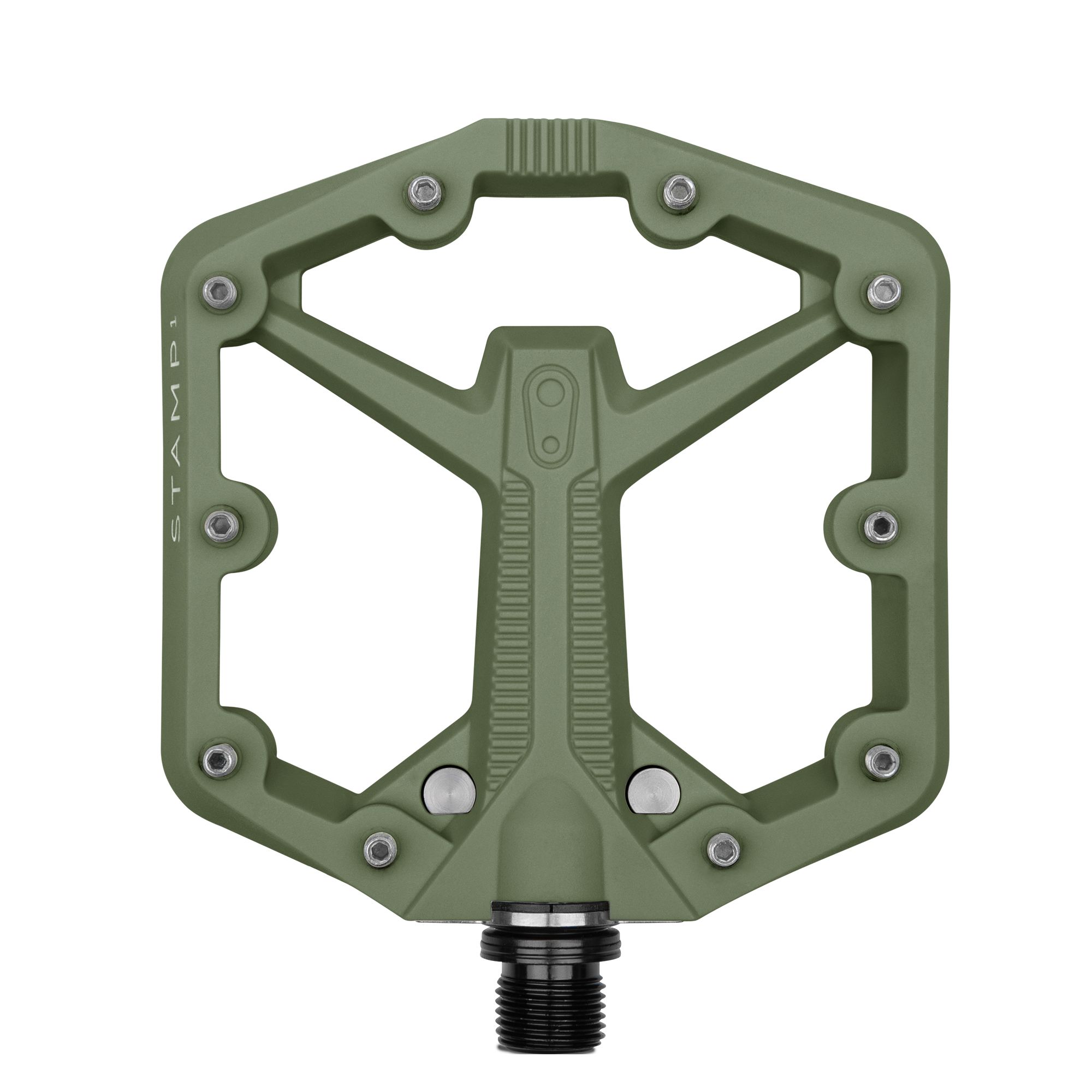 Crankbrothers Stamp 1 Gen 2 - Small, Plattform-Pedal - green