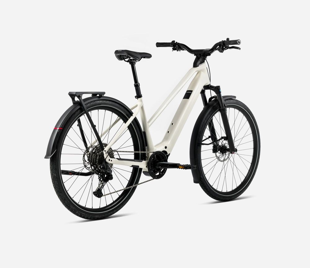 Orbea Kemen Tour 10 Mid 2025, Ivory White (Gloss), Rückansicht