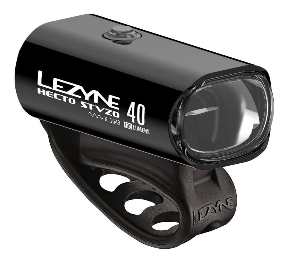 Lezyne Hecto Drive 40 StVZO Vorderlicht 2021 - in schwarz