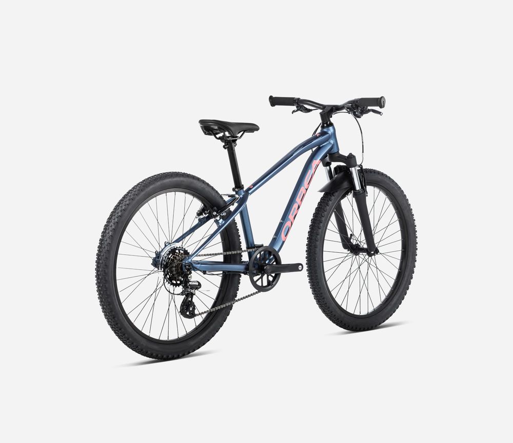 Orbea MX 24 XC 2024, Moondust Blue - Red (Matt), Seitenansicht hinten