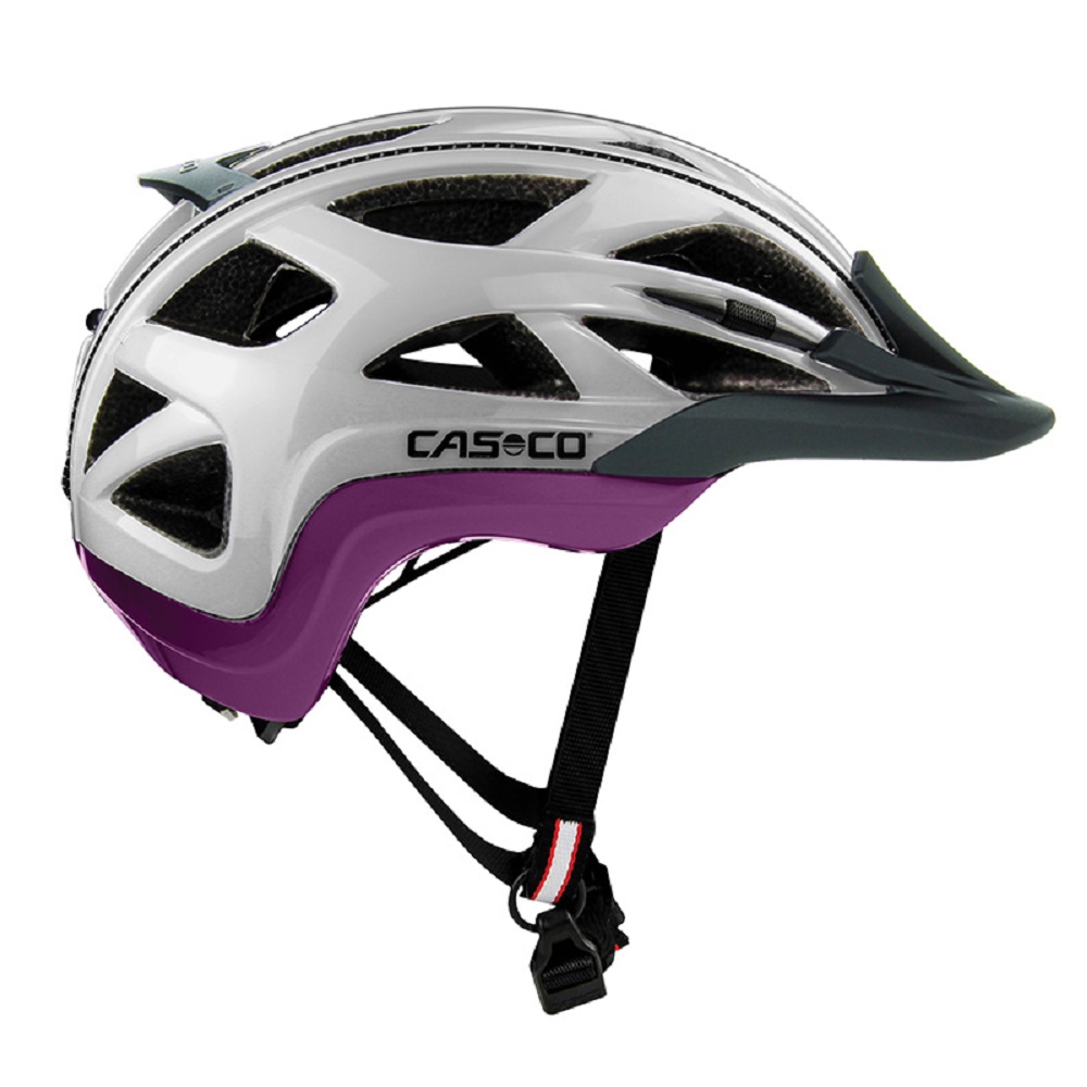 CASCO Active 2 Fahrradhelm silber lila