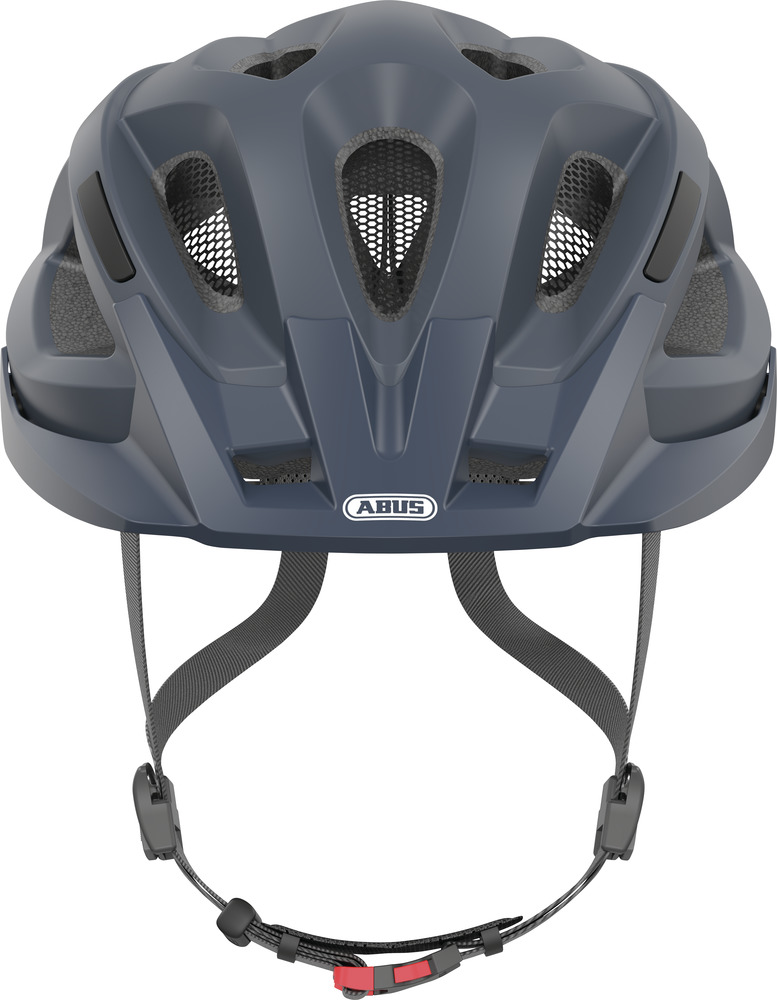 Abus ADURO 2.0 Fahrradhelm/ slate blue/ Frontansicht