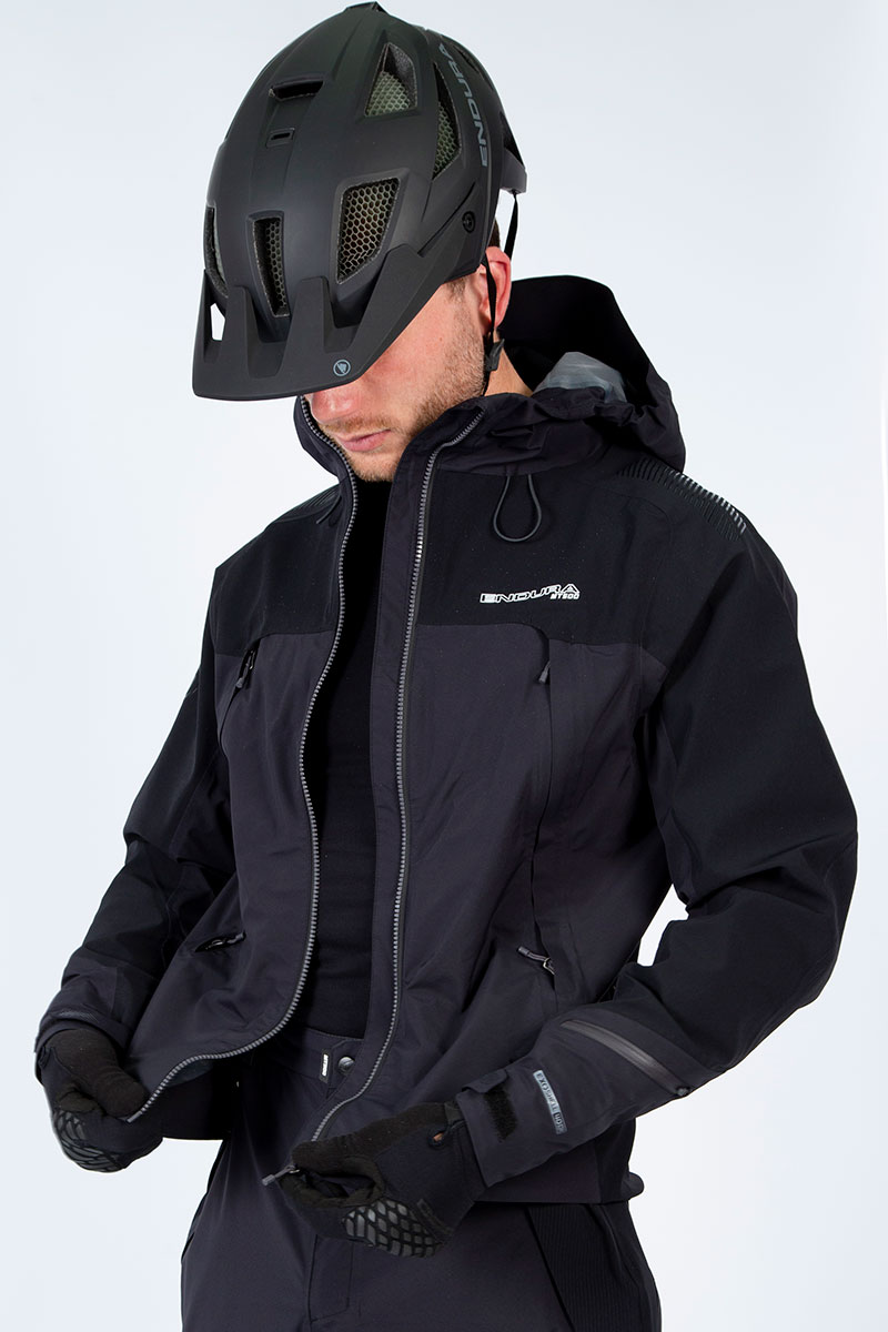Endura MT500 Wasserdichte Jacke II - Schwarz, Detail