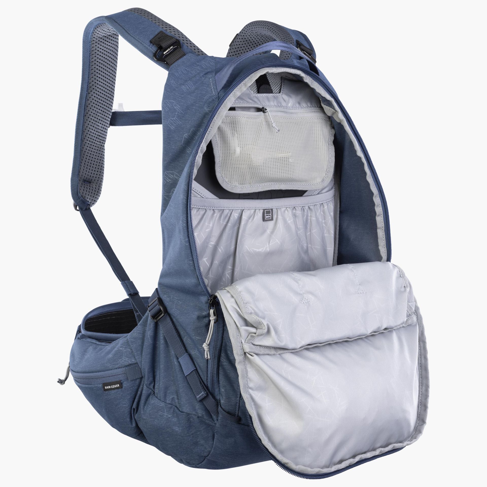 evoc Trail Pro 16L Protektorrucksack - Denim