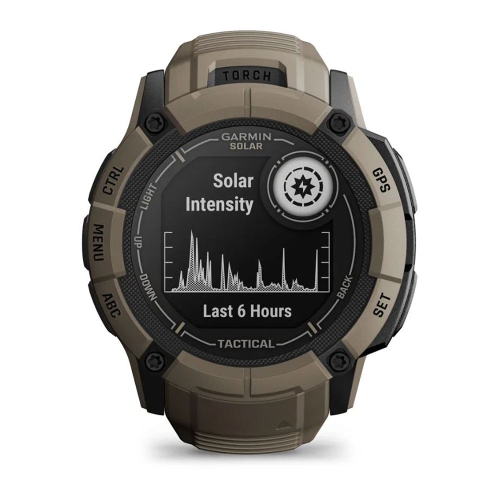 Garmin Instinct® 2X Solar – Tactical Edition | Robuste Multisport-Smartwatch - Olivgrün