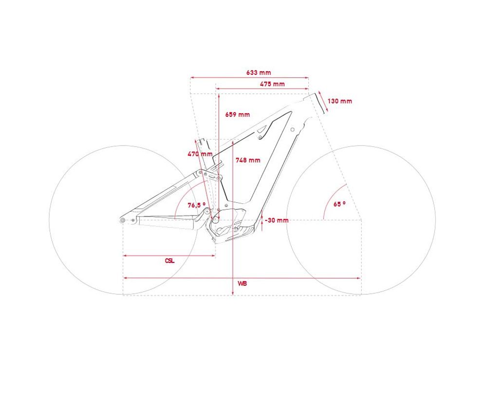 Ghost E-ASX 160 Universal 2023 - Größe L
