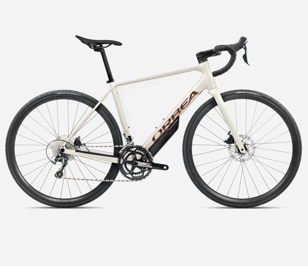 Orbea Avant H40 2025, Ivory White - Titan Bronze (Gloss), Seitenansicht