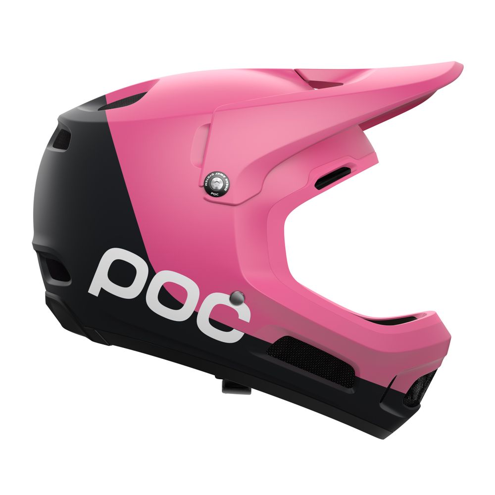 POC Coron Air MIPS Fahrradhelm / Actinium PinkUranium Matt / Seitenansicht Rechts