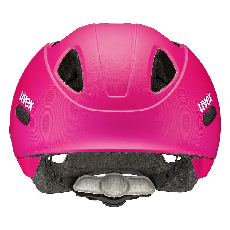 uvex oyo Kinderfahrradhelm, berry - purple mat, Vorderansicht