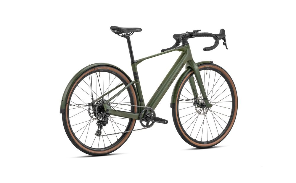 Mondraker Dusty SX R Urban Cross E-Bike 2023 - Army Green/Carbon/Black