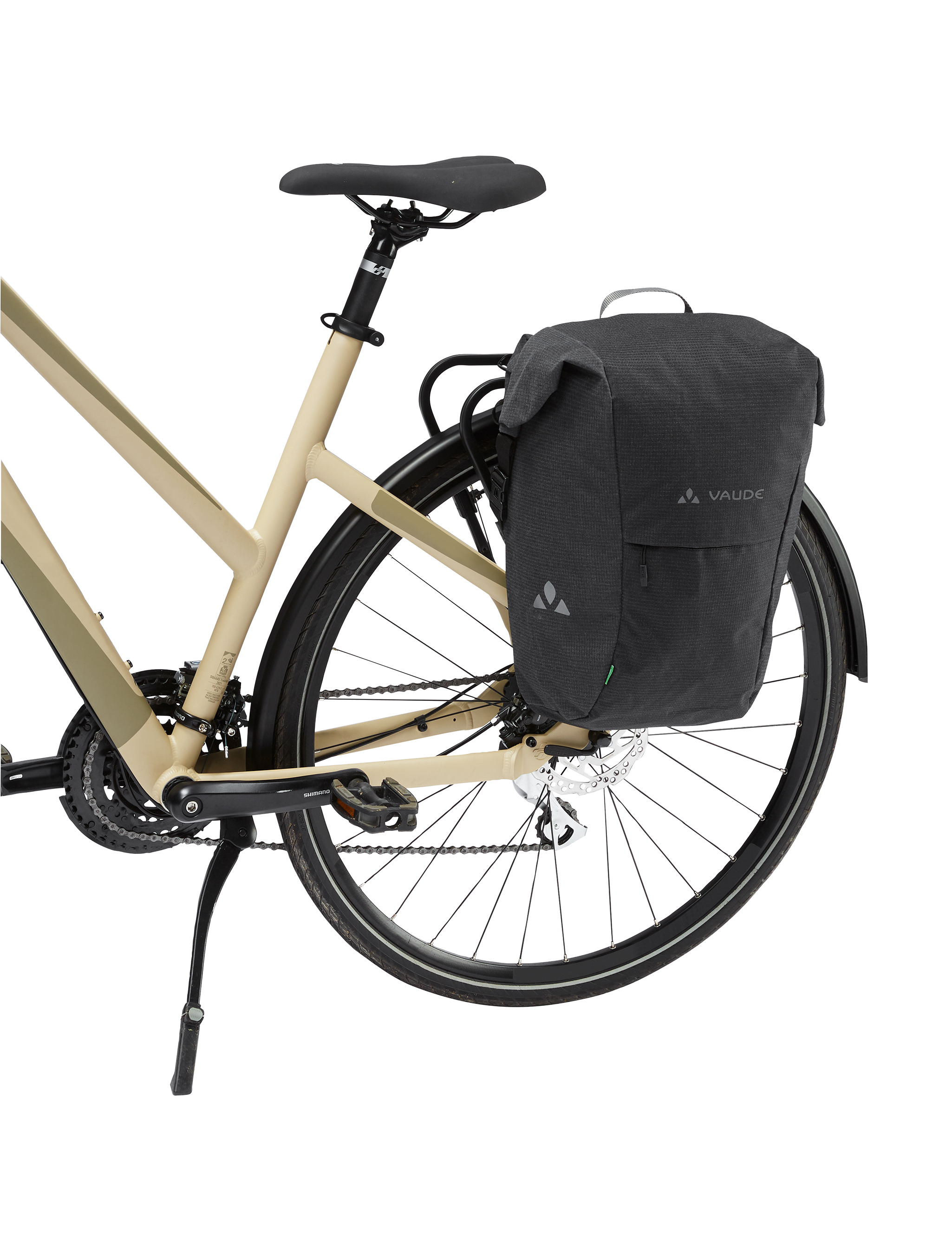 Vaude Road Master Roll-It Luminum praktische Fahrrad-Einzeltasche für Beruf und Freizeit am Gepäckträger