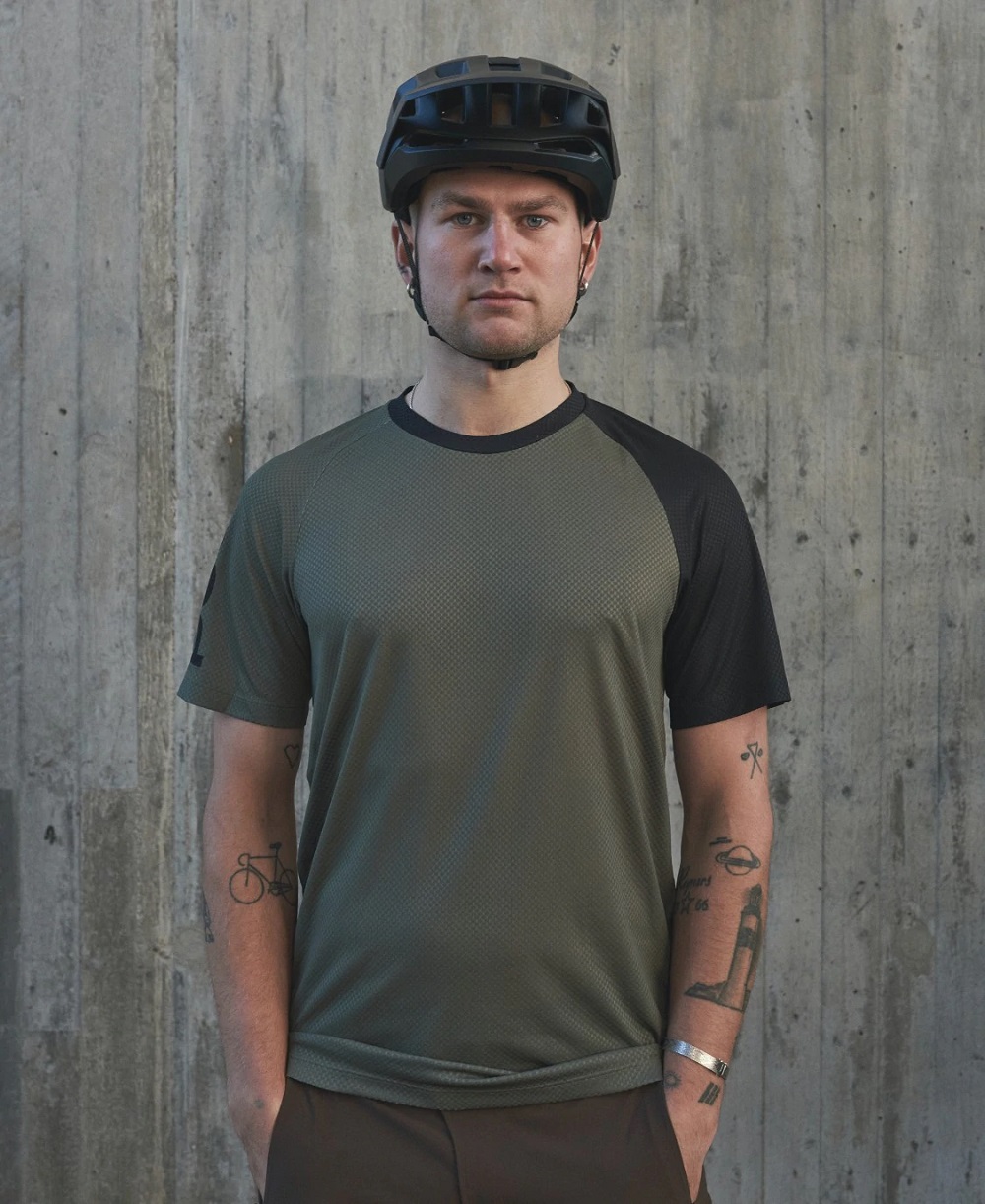 POC, MTB Pure Tee - Epidote Green, Vorderseite