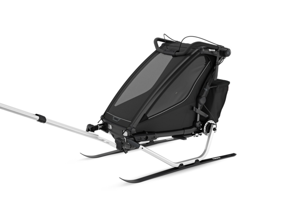 Thule Chariot Sport 2 Single, Black, Ski-Set