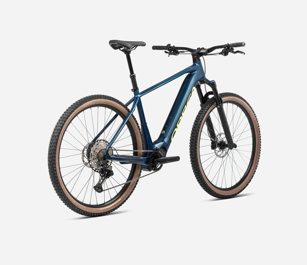 Orbea Urrun 40 2024, Borealis Blue (Matt) - Luminous Yellow (Gloss), Rückansicht