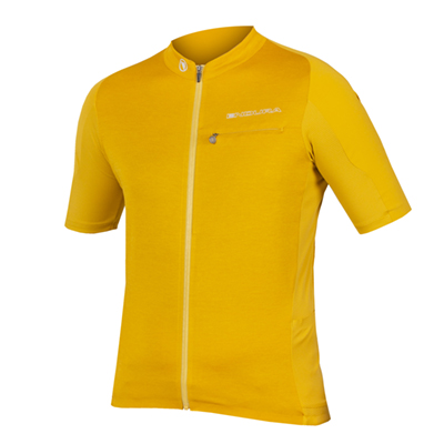 Endura GV500 Reiver S/S Jersey - Mustard