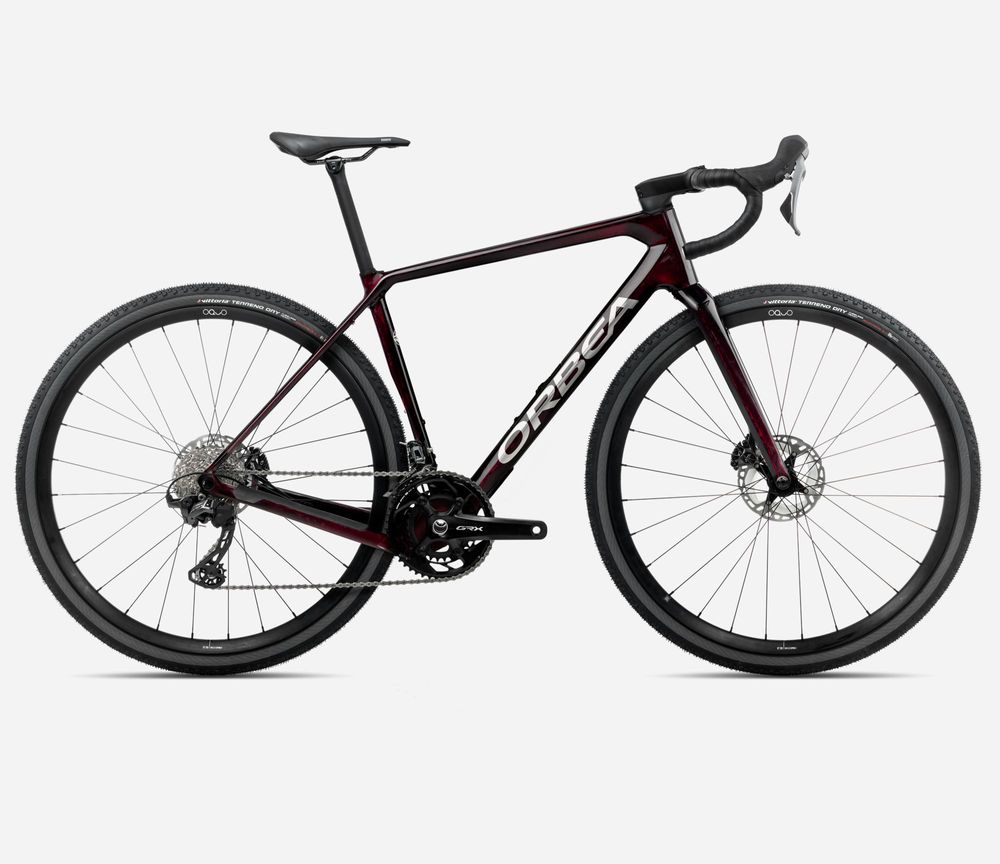 Orbea Terra M20 Team 2025 - Wine Red Carbon View (Gloss)