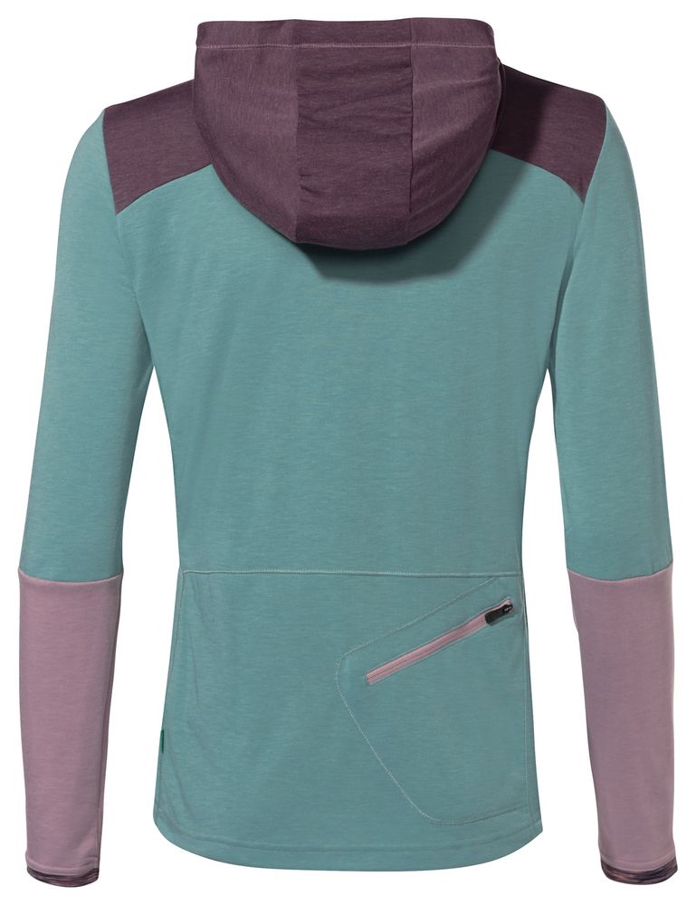 VAUDE Women's Tremalzo LS Shirt Damen-Langarm-Radshirt in dusty moss hinten