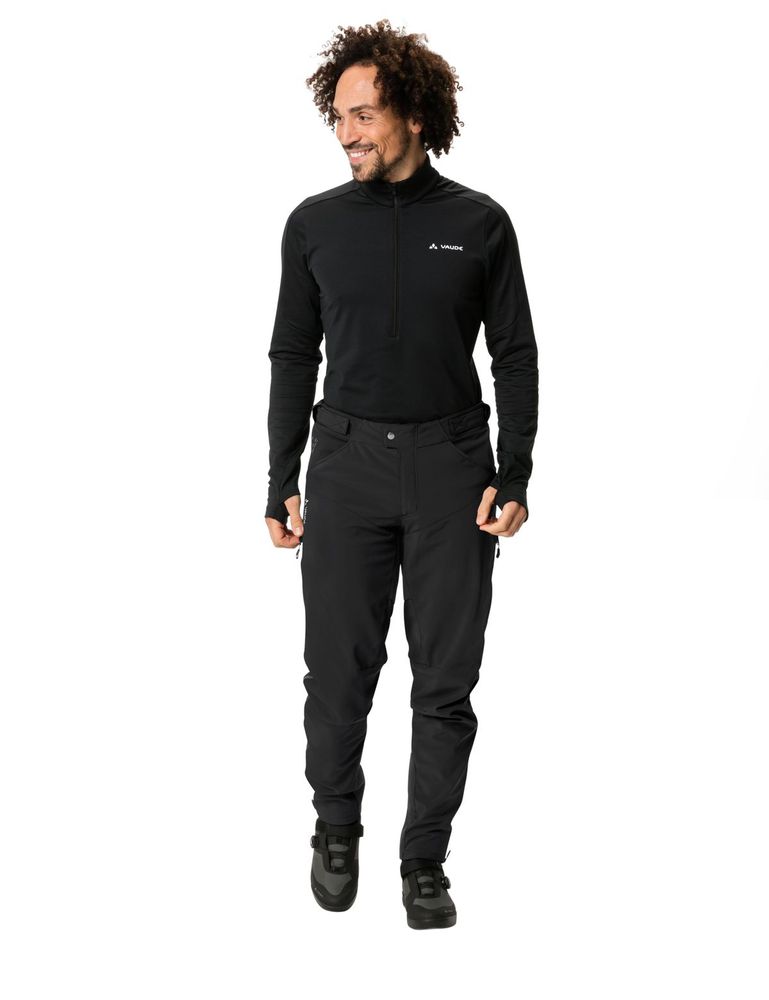 VAUDE Men's Qimsa Softshell Pants II - black/black